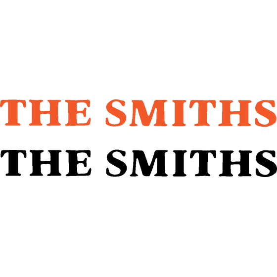 2x Smiths Band Decals Stickers