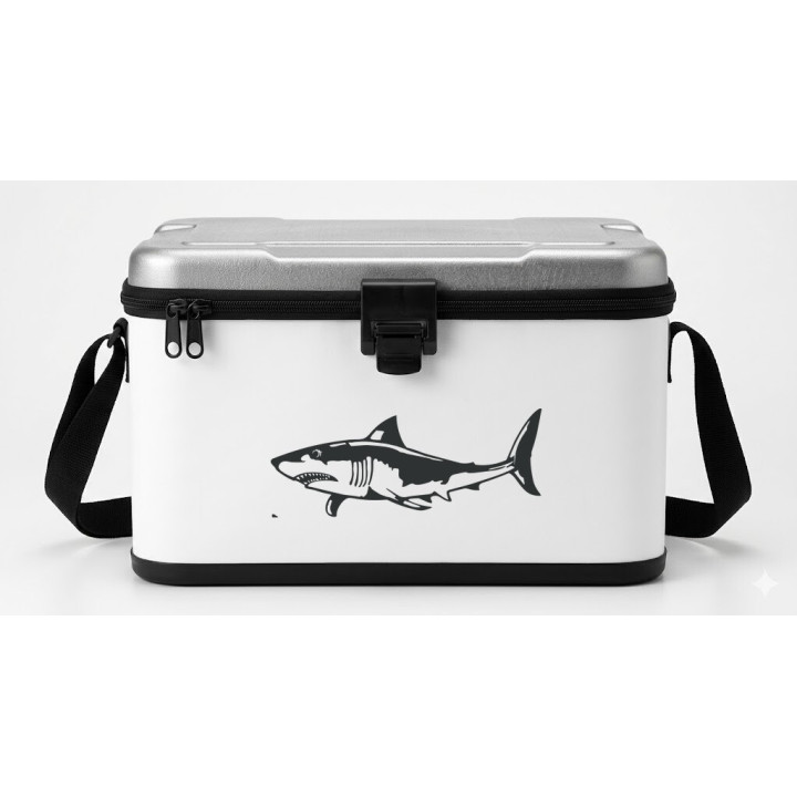 Shark Stickers – Great White Bull Tiger Decals (2-Pack)