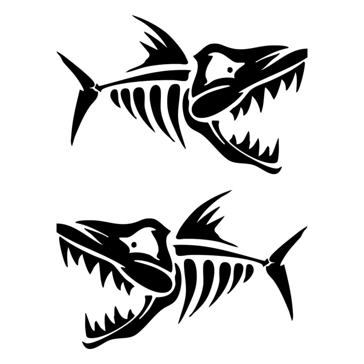 Piranha Vinyl Decal Sticker V4 - DecalsHouse