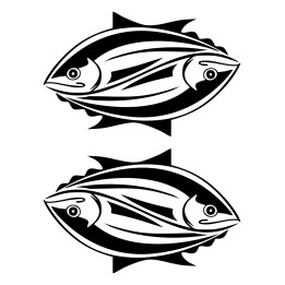 Tuna Vinyl Decal Sticker V12 - DecalsHouse