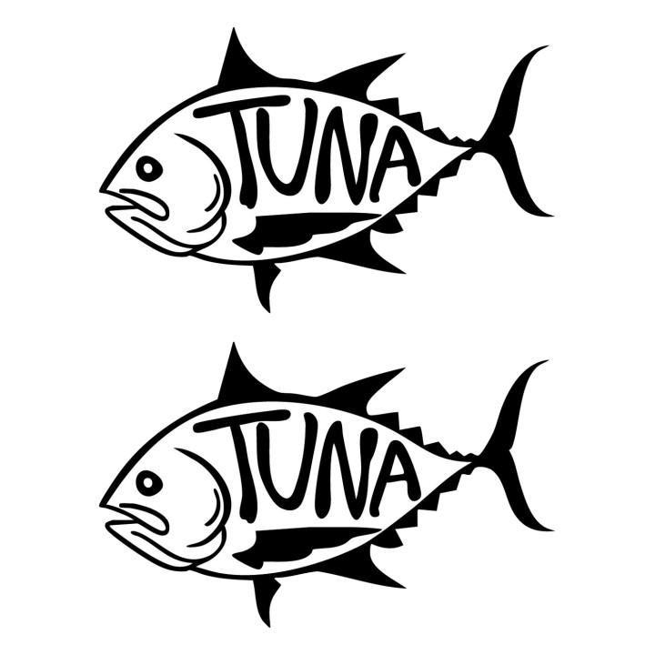 Tuna Vinyl Decal Sticker V5 - DecalsHouse