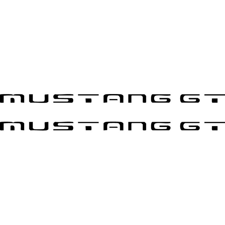 Buy Mustang Gt Vinyl Decal Sticker 1 Online