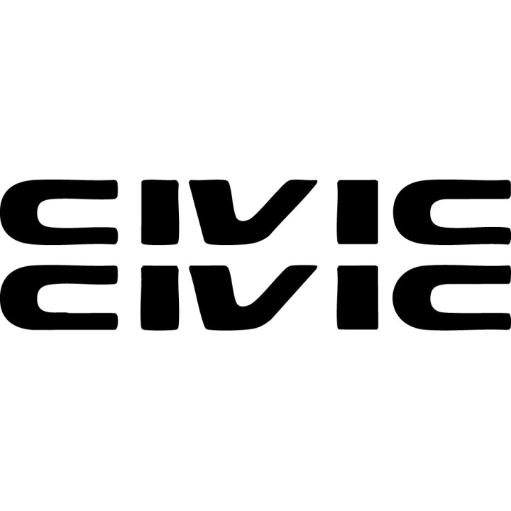 Buy Civic 3 Decal Sticker Online