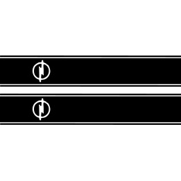 Buy Opel Saturn Vauxhall Racing Stripes Decal Sticker Online