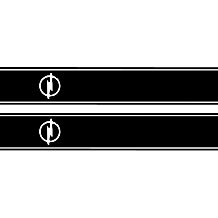 Buy Opel Saturn Vauxhall Racing Stripes Decal Sticker Online