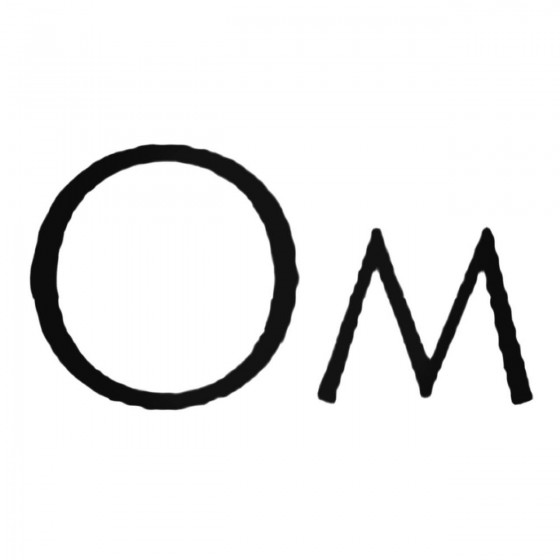 Om Rock Logo Decal Band...
