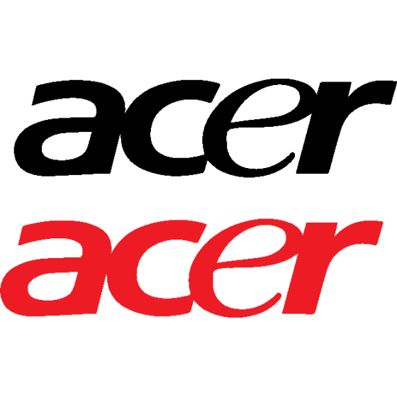 2x Acer Stickers Decals