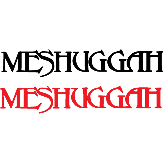 2x Meshuggah Band Logo...