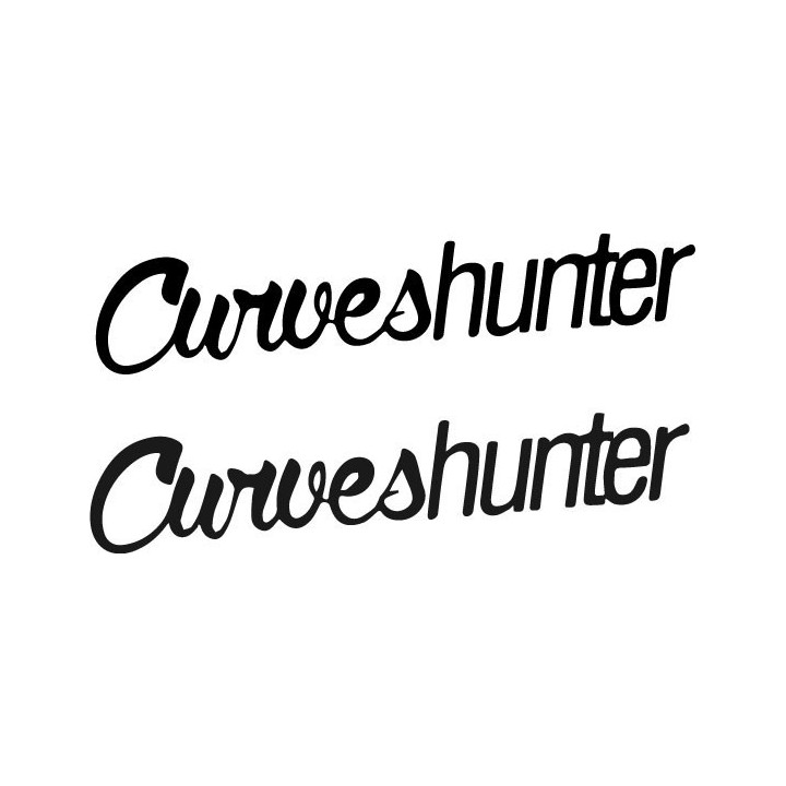 Buy Curves Hunter Decal Sticker Online