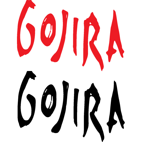2x Gojira Band Logo Vinyl...