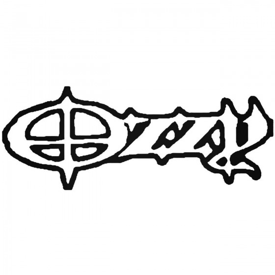 Ozzy Name Car Band Decal...