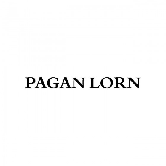 Pagan Lornband Logo Vinyl...