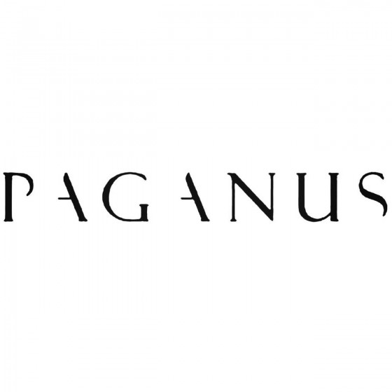 Paganus Band Decal Sticker