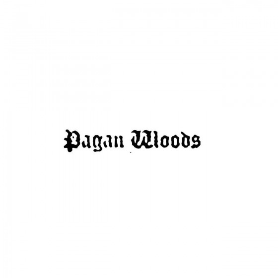 Pagan Woodsband Logo Vinyl...