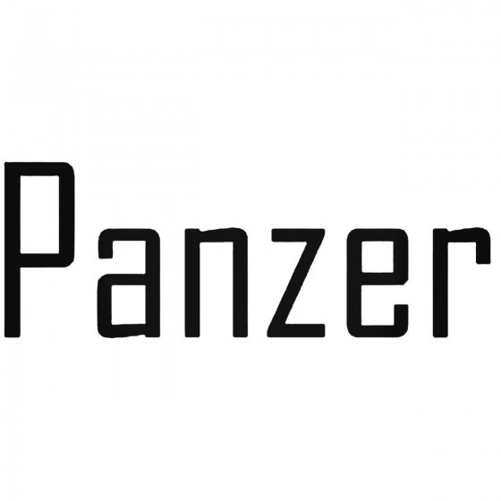 Panzer Usa Band Decal Sticker