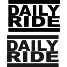 Buy Daily Ride Decal Sticker Online