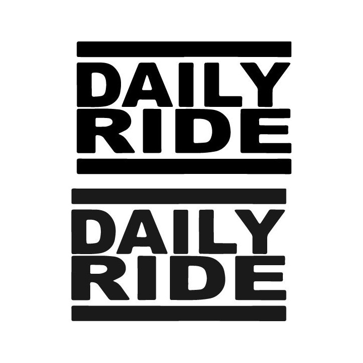 Buy Daily Ride Decal Sticker Online
