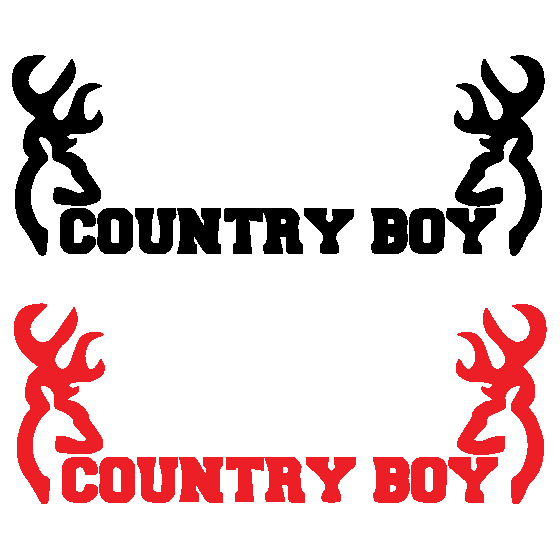 2x Jeep Country Boy Vinyl...