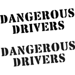 Buy Dangerous Drivers Decal Sticker Online