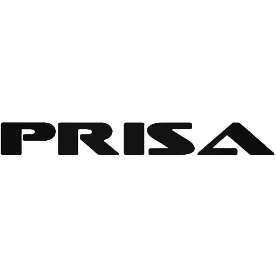 Prisa Band Decal Sticker