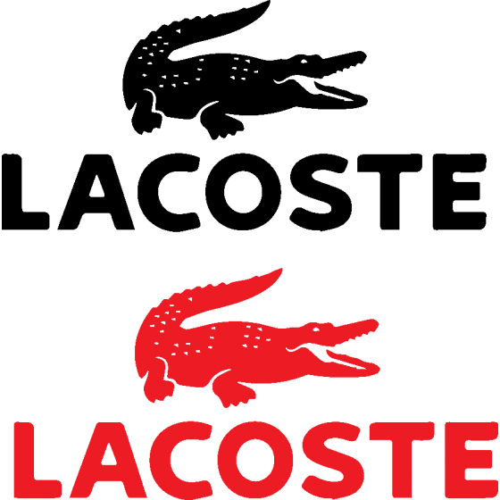 2x Lacoste Clun Logo...