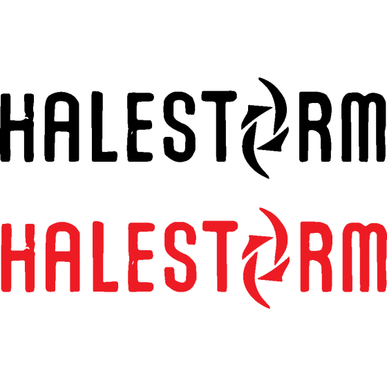 2x Halestorm Band Logo...