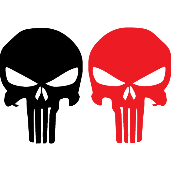 2x Punisher Logo Original...