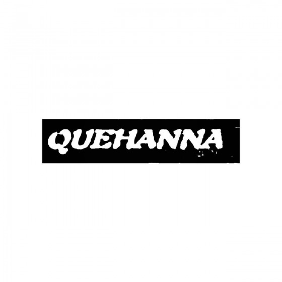 Quehannaband Logo Vinyl Decal