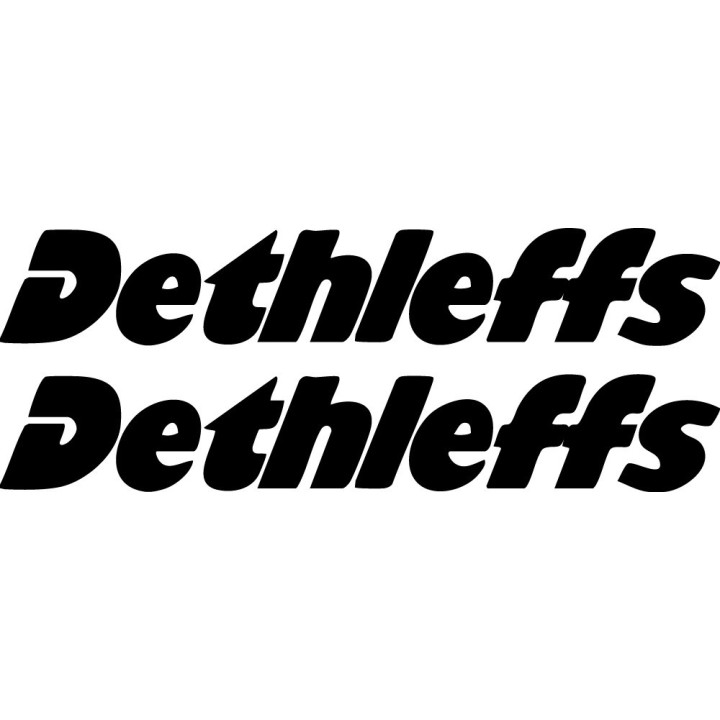 Dethleffs Caravan Stickers – Motorhome Campervan Decals (2-Pack)