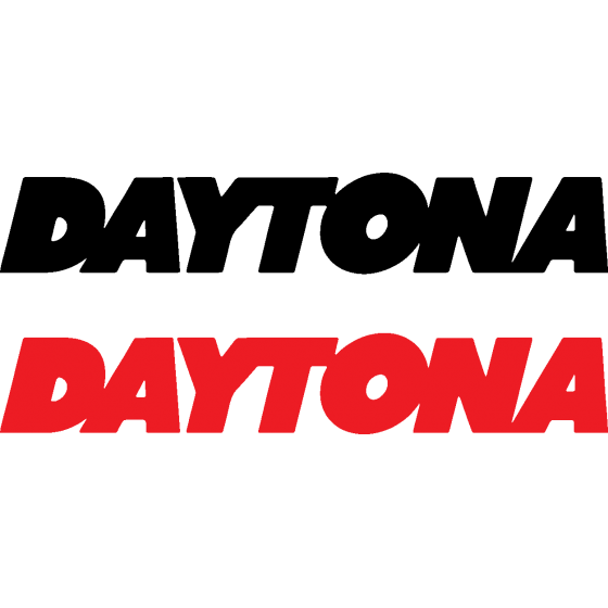 2x Daytona Text Decals...