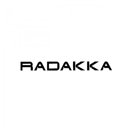 Radakkaband Logo Vinyl Decal