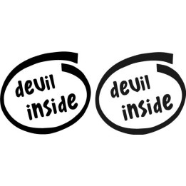 Devil Inside Stickers – Funny Intel Parody Decals (2-Pack)