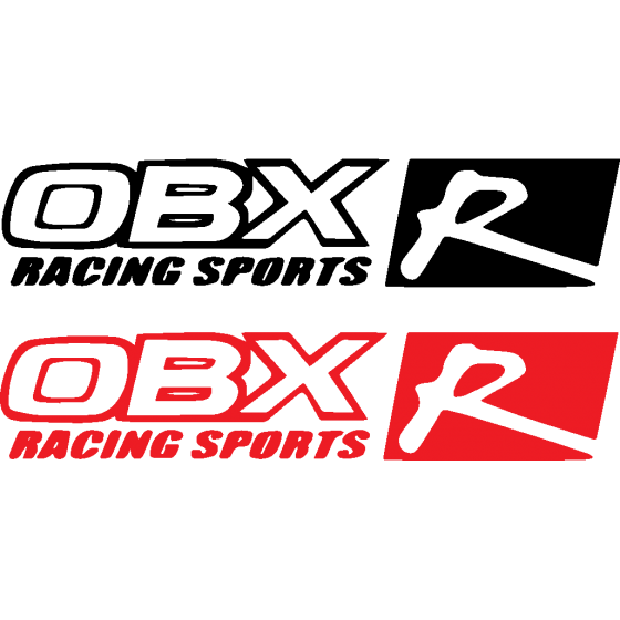 2x Obx Racing Sports Vinyl...