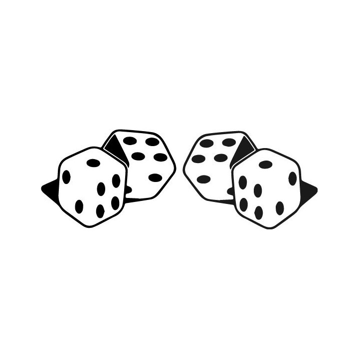 Buy Dice 2 Decal Sticker Online