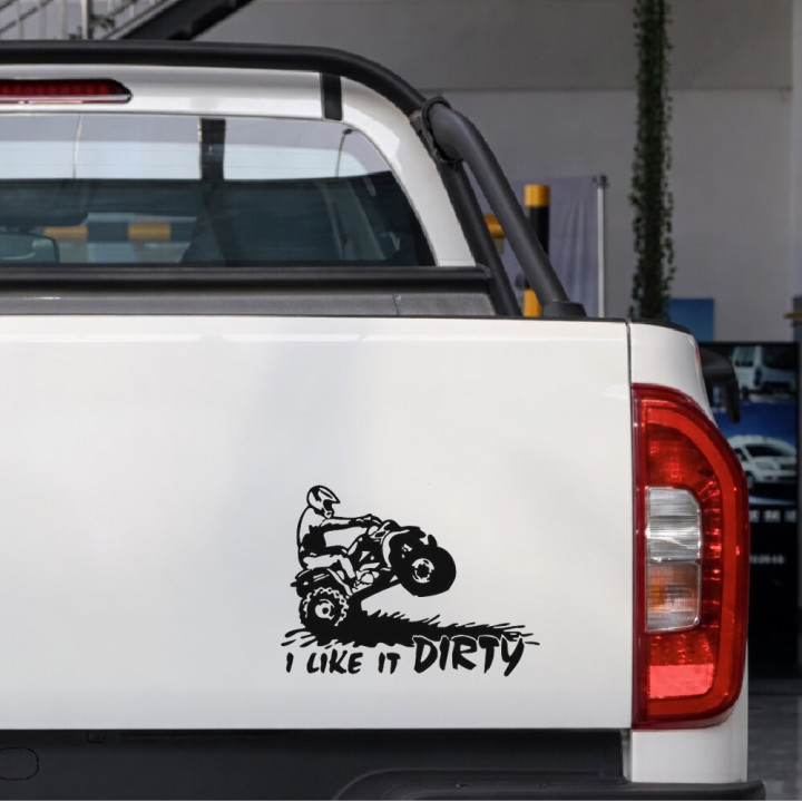 Buy Atv I Like It Dirty Decal Sticker Online