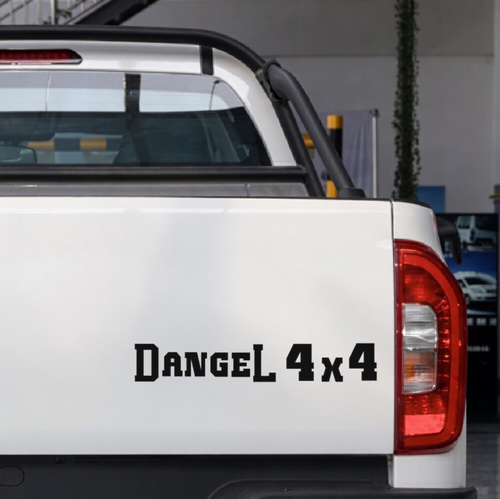 Buy Dangel 4x4 Ecriture Plein Vinyl Decal Sticker Online