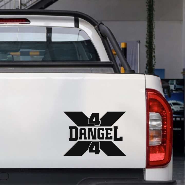 Buy Dangel 4x4 Logo Vinyl Decal Sticker Online