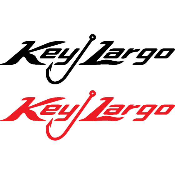 2x Key Largo Decals Stickers