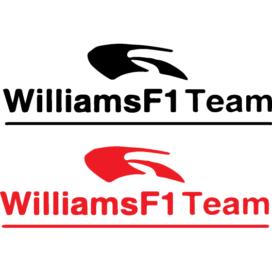 2x Williams F1 Team Vinyl...