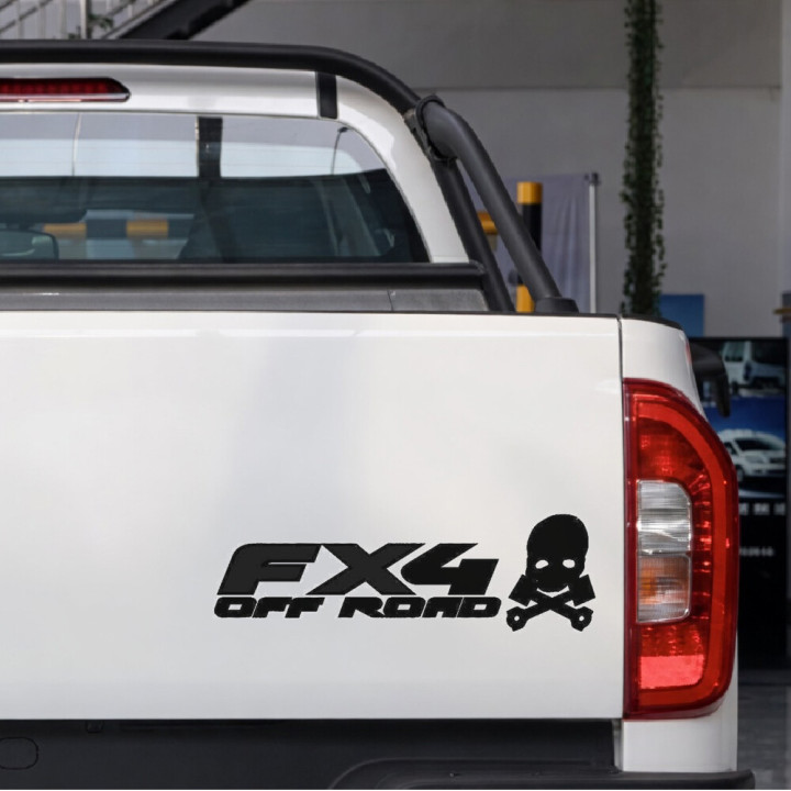 Buy Ford Fx Off Road Skull And Pistons Vinyl Decal Sticker Online