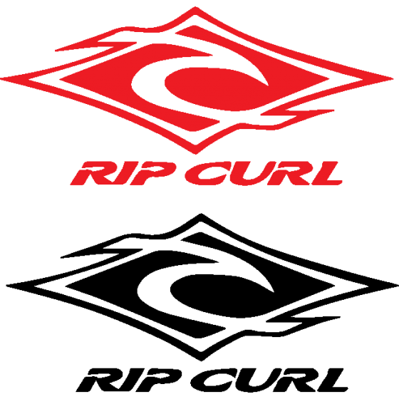 2x Rip Curl Logo Stickers...