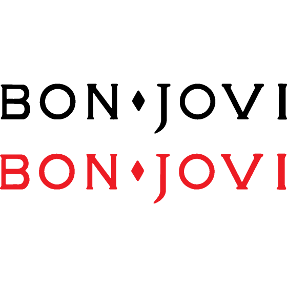 2x Bon Jovi Style 2 Decals...