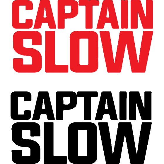 2x Captain Slow Decals...