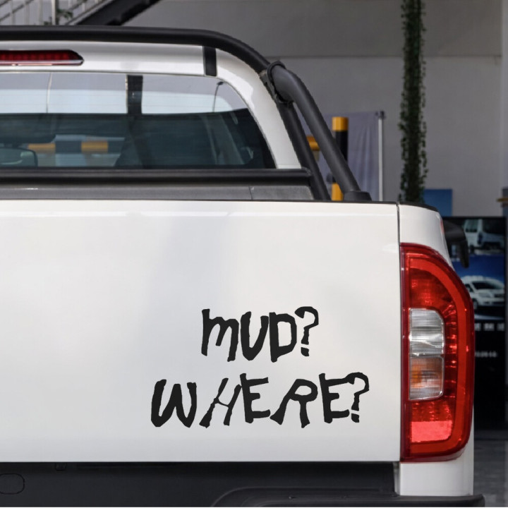 Buy Mud Where Jeep Vinyl Decal Sticker Online