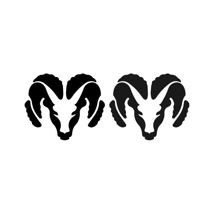 Buy Dodge Ram Logo Sticker Online