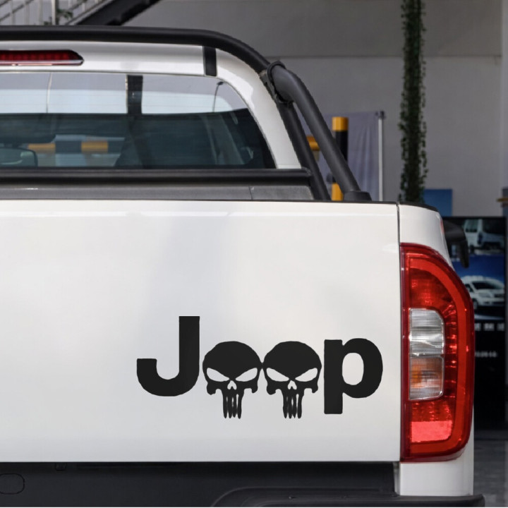 Buy Skull Jeep S Decal Sticker Online