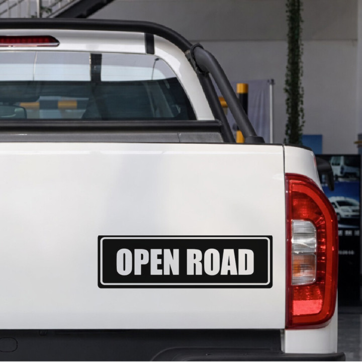Open Road Stickers – Road Trip Adventure Decals (2-Pack)