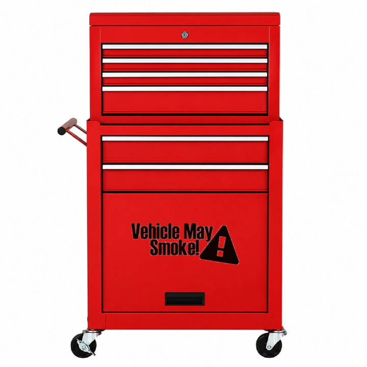 Vehicle May Smoke Stickers – Diesel Truck Decals (2-Pack)