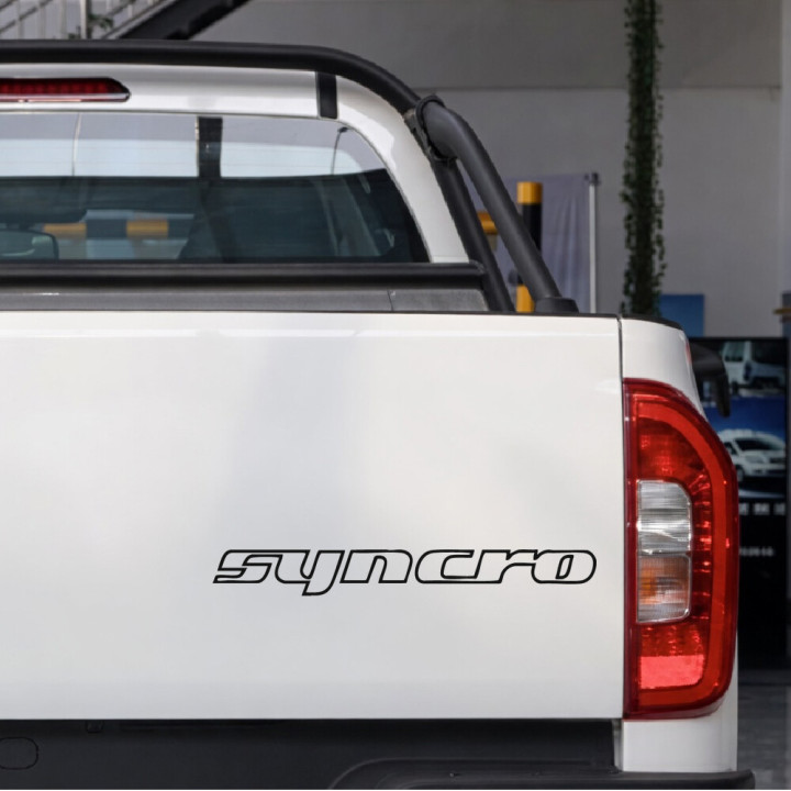 Buy Vw Syncro Outline Vinyl Decal Sticker Online