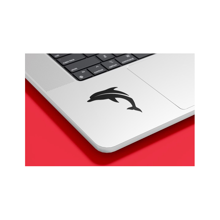 Jumping Dolphin Stickers – Sea Life Silhouette Decals (2-Pack)